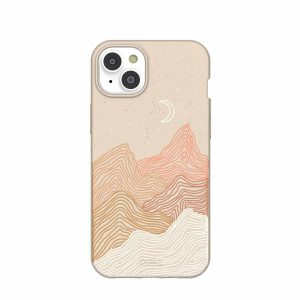 iPhone 14 Plus | Seashell Pink Peaks iPhone 14 Plus Case