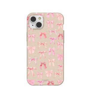 iPhone 14 Plus | Seashell Rosy Bows iPhone 14 Plus Case