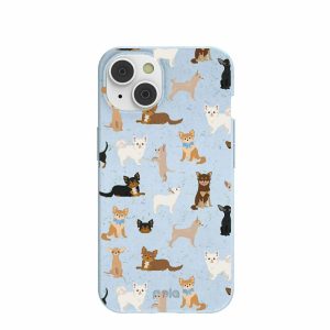 iPhone 14 | Powder Blue Chihuahua Charms iPhone 14 Case