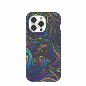 iPhone 14 Pro | Black Galaxy Swirls iPhone 14 Pro Case