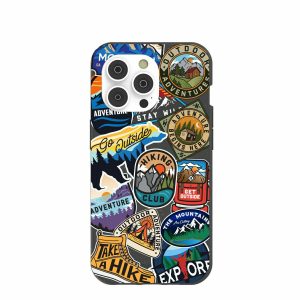 iPhone 14 Pro | Black Trail Stickers iPhone 14 Pro Case