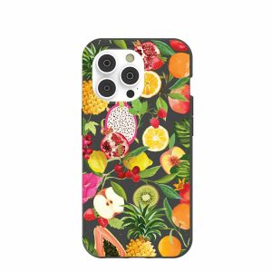 iPhone 14 Pro | Black Tutti Frutti iPhone 14 Pro Case