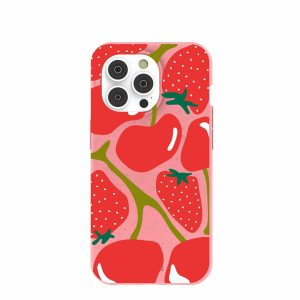 iPhone 14 Pro | Bubblegum Pink Cherry Berry iPhone 14 Pro Case