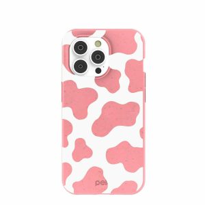 iPhone 14 Pro | Bubblegum Pink Cow iPhone 14 Pro Case