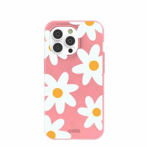 iPhone 14 Pro | Bubblegum Pink Daisy iPhone 14 Pro Case