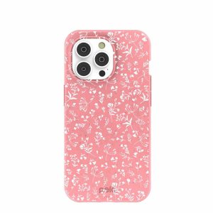 iPhone 14 Pro | Bubblegum Pink Dreamy Meadow iPhone 14 Pro Case