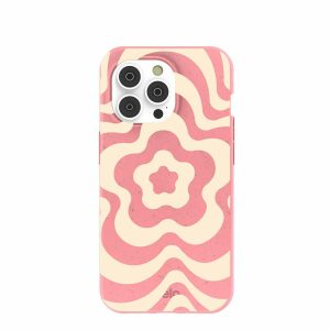 iPhone 14 Pro | Bubblegum Pink Morning Flower iPhone 14 Pro Case