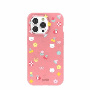 iPhone 14 Pro | Bubblegum Pink Pretty Picnic iPhone 14 Pro Case