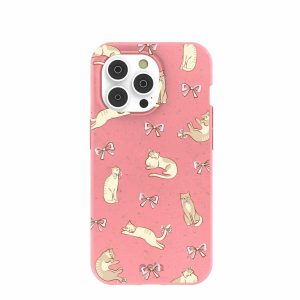 iPhone 14 Pro | Bubblegum Pink Purrfection iPhone 14 Pro Case