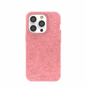 iPhone 14 Pro | Bubblegum Pink Rosettes iPhone 14 Pro Case