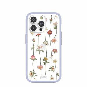 iPhone 14 Pro | Clear Floral Vines iPhone 14 Pro Case With Lavender Ridge