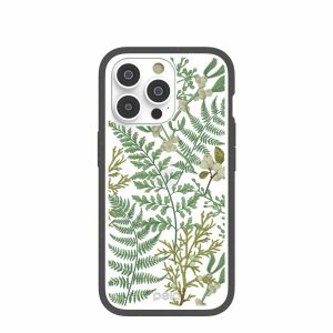 iPhone 14 Pro | Clear Herbarium iPhone 14 Pro Case With Black Ridge