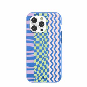 iPhone 14 Pro | Electric Blue Mixed Up iPhone 14 Pro Case