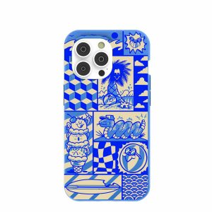 iPhone 14 Pro | Electric Blue Summer Blues iPhone 14 Pro Case