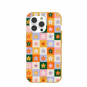 iPhone 14 Pro | Honey Flower Tiles iPhone 14 Pro Case