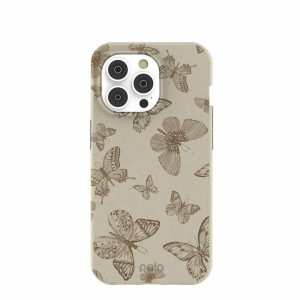 iPhone 14 Pro | London Fog Delicate Flutters iPhone 14 Pro Case