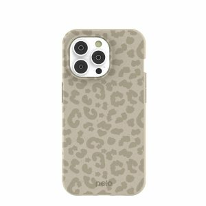 iPhone 14 Pro | London Fog Sand Leopard iPhone 14 Pro Case