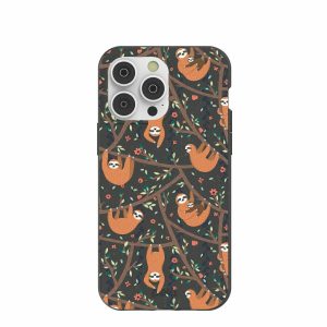 iPhone 14 Pro Max | Black Jungle Sloths iPhone 14 Pro Max Case