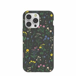 iPhone 14 Pro Max | Black Shadow Blooms iPhone 14 Pro Max Case