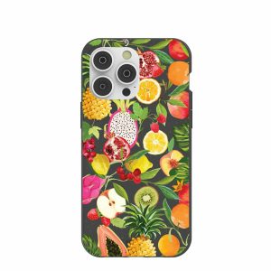 iPhone 14 Pro Max | Black Tutti Frutti iPhone 14 Pro Max Case