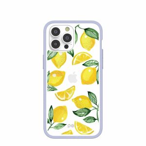 iPhone 14 Pro Max | Clear Lemon Fizz iPhone 14 Pro Max Case With Lavender Ridge