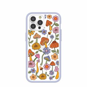 iPhone 14 Pro Max | Clear Shrooms and Blooms iPhone 14 Pro Max Case With Lavender Ridge