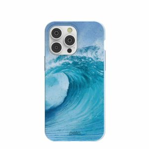 iPhone 14 Pro Max | Powder Blue Big Wave iPhone 14 Pro Max Case