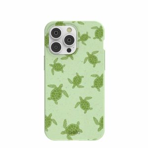 iPhone 14 Pro Max | Sage Green Tiny Turtles iPhone 14 Pro Max Case