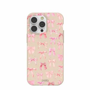 iPhone 14 Pro Max | Seashell Rosy Bows iPhone 14 Pro Max Case