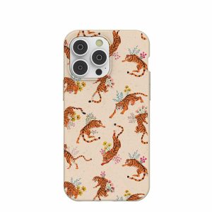 iPhone 14 Pro Max | Seashell Whimsical Tigers iPhone 14 Pro Max Case