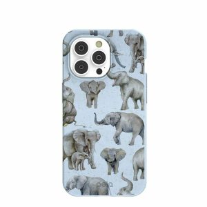 iPhone 14 Pro | Powder Blue Elephant Parade iPhone 14 Pro Case