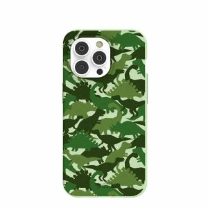 iPhone 14 Pro | Sage Green Dino Camo iPhone 14 Pro Case