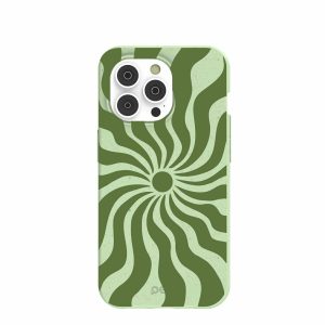 iPhone 14 Pro | Sage Green Watermelon Time Warp iPhone 14 Pro Case