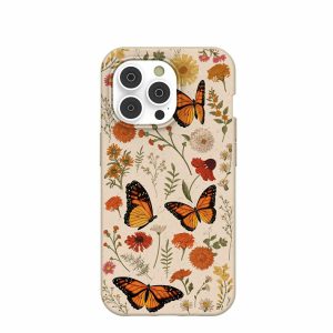 iPhone 14 Pro | Seashell Monarch Butterfly iPhone 14 Pro Case