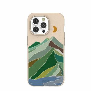 iPhone 14 Pro | Seashell Mountain Sketch iPhone 14 Pro Case