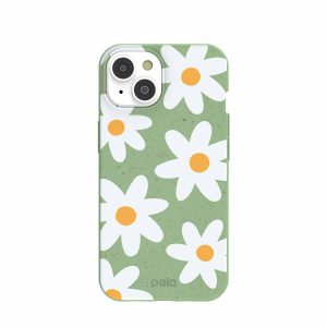 iPhone 14 | Sage Green Daisy iPhone 14 Case