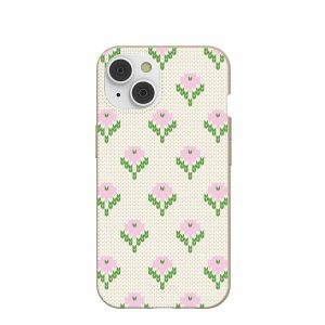 iPhone 14 | Seashell Floral Stitch iPhone 14 Case