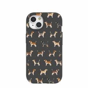 iPhone 15 | Black Beagle Buds iPhone 15 Case