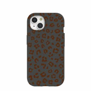 iPhone 15 | Black Midnight Leopard iPhone 15 Case