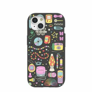 iPhone 15 | Black Nostalgic Charms iPhone 15 Case