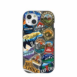 iPhone 15 | Black Trail Stickers iPhone 15 Case