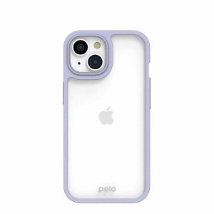 iPhone 15 | Clear iPhone 15 Case with Lavender Ridge