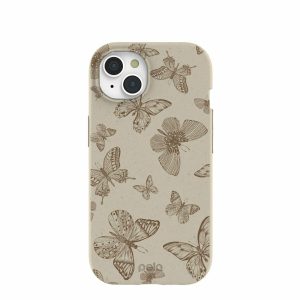 iPhone 15 | London Fog Delicate Flutters iPhone 15 Case