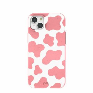 iPhone 15 Plus | Bubblegum Pink Cow iPhone 15 Plus Case