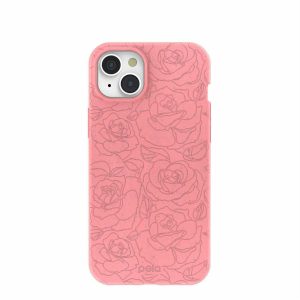 iPhone 15 Plus | Bubblegum Pink Rosettes iPhone 15 Plus Case