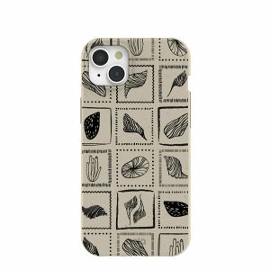 iPhone 15 Plus | London Fog Coral Tiles iPhone 15 Plus Case