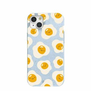 iPhone 15 Plus | Powder Blue Sunny Side Up iPhone 15 Plus Case