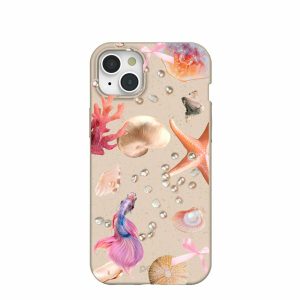 iPhone 15 Plus | Seashell Aqua Dreams iPhone 15 Plus Case