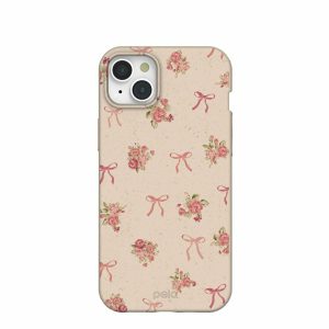 iPhone 15 Plus | Seashell Roses and Bows iPhone 15 Plus Case