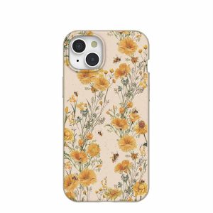 iPhone 15 Plus | Seashell Vintage Bee iPhone 15 Plus Case